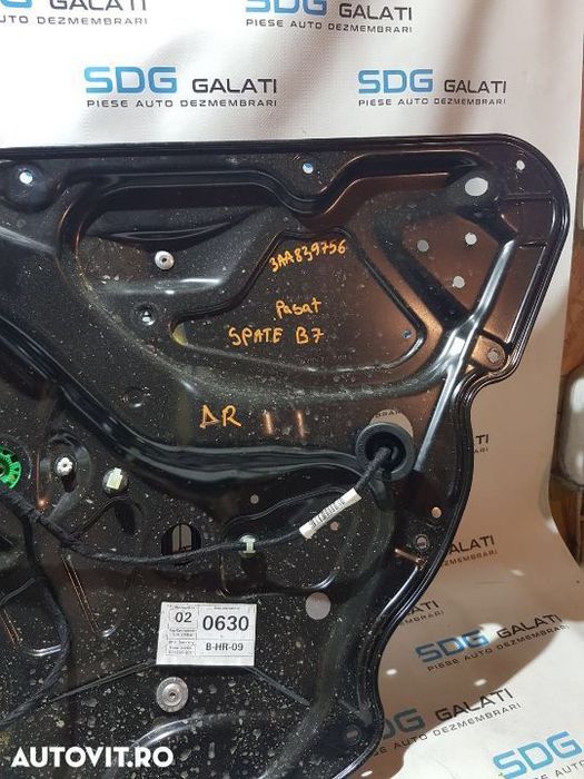 Macara Geam Stanga Spate VW Passat B7 2010 - 2015
