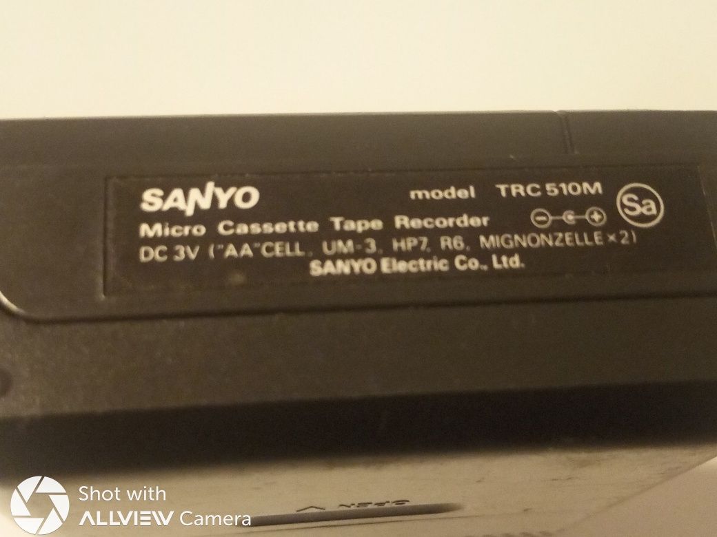 Reportofon Mini casetofon SANYO Original Made in Japan
