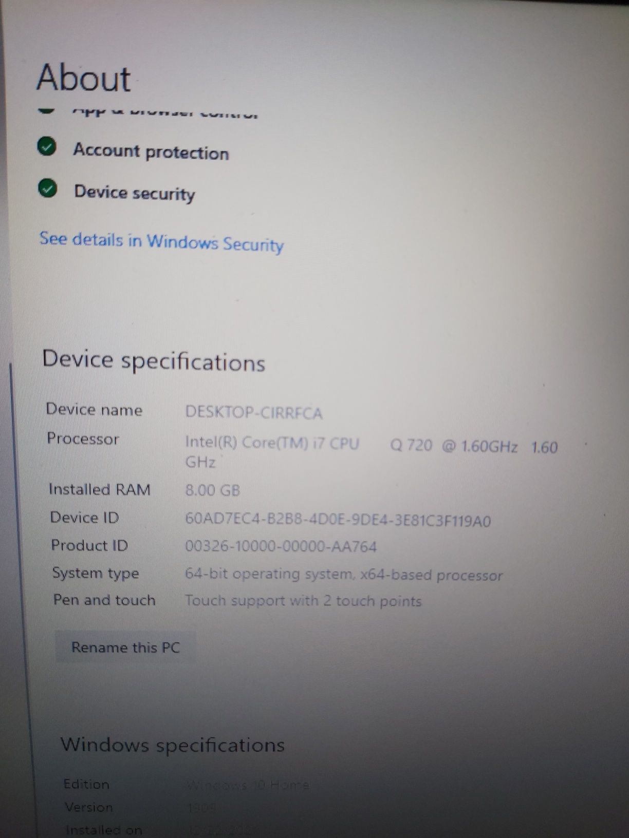 Laptop lenovo w510