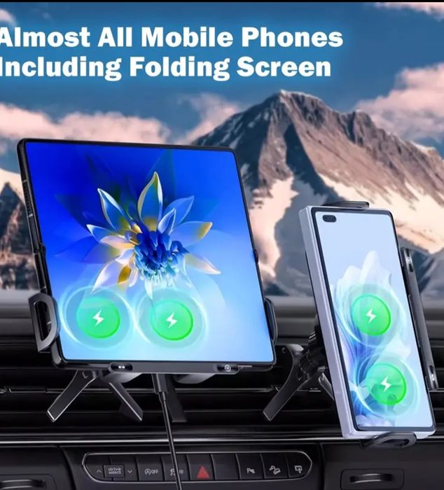 Incărcător auto telefon/tabletă- Wifi- inteligent- rotativ !