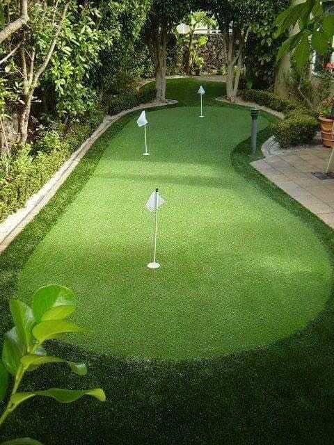 Golf chimi, sintetik chim, yashil chim