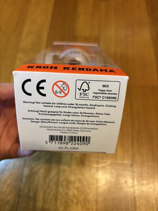 Kendama KROM Pop sticky Orange