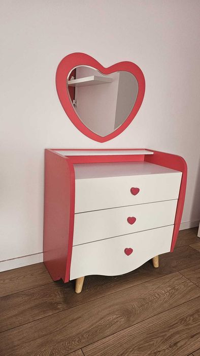 Mobila copii Mobexpert  set, birou dulap comoda cu oglinda