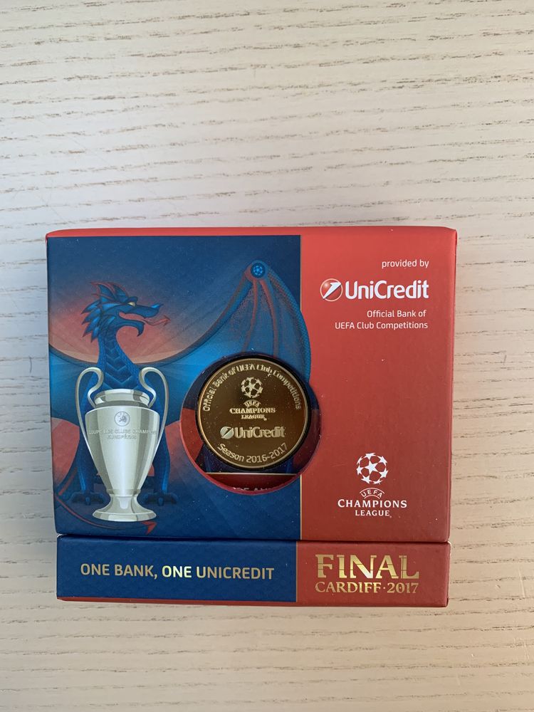 Монета от мача за финала на УЕФА Шампионска Лига