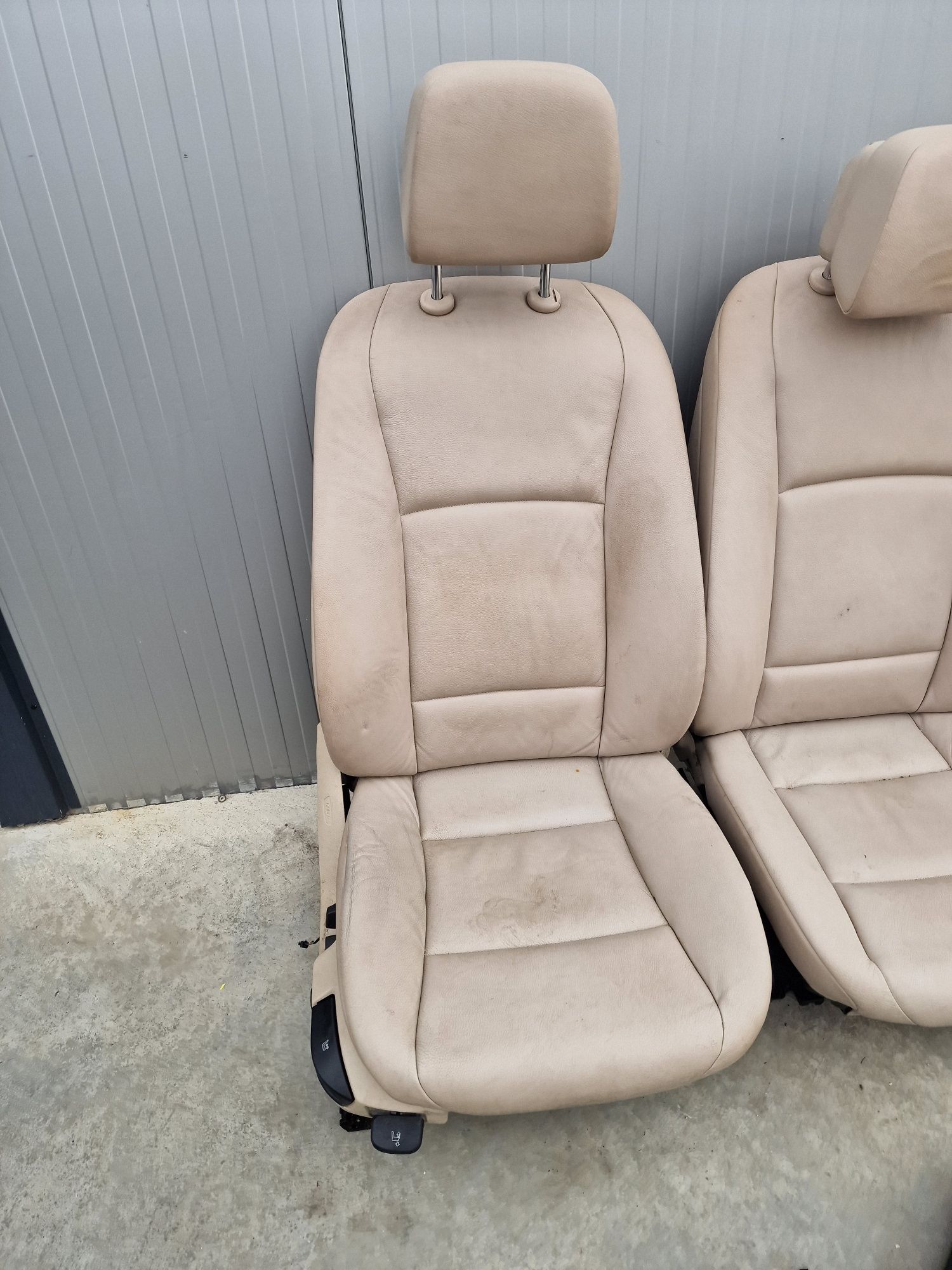 Interior scaune piele crem cu incalzire bmw f10 nonfacelift