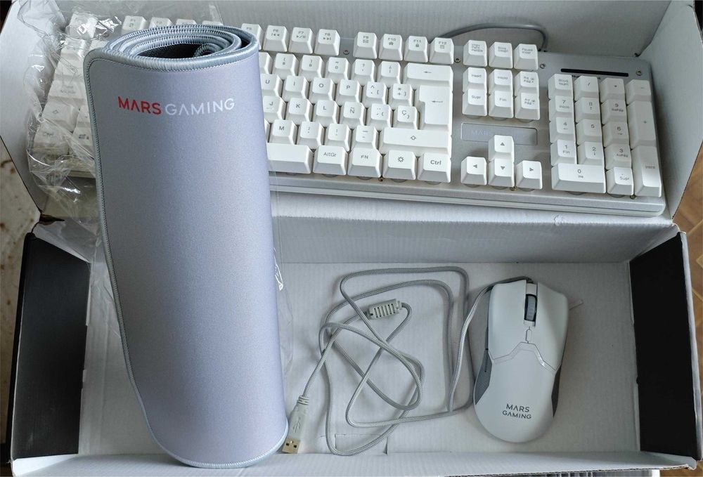 Mars Gaming MCPXW Gaming Combo, комплект 3 в 1