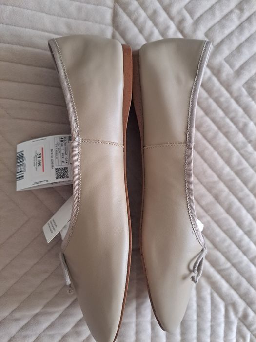 Balerini nr 40 ,piele naturala, Mango