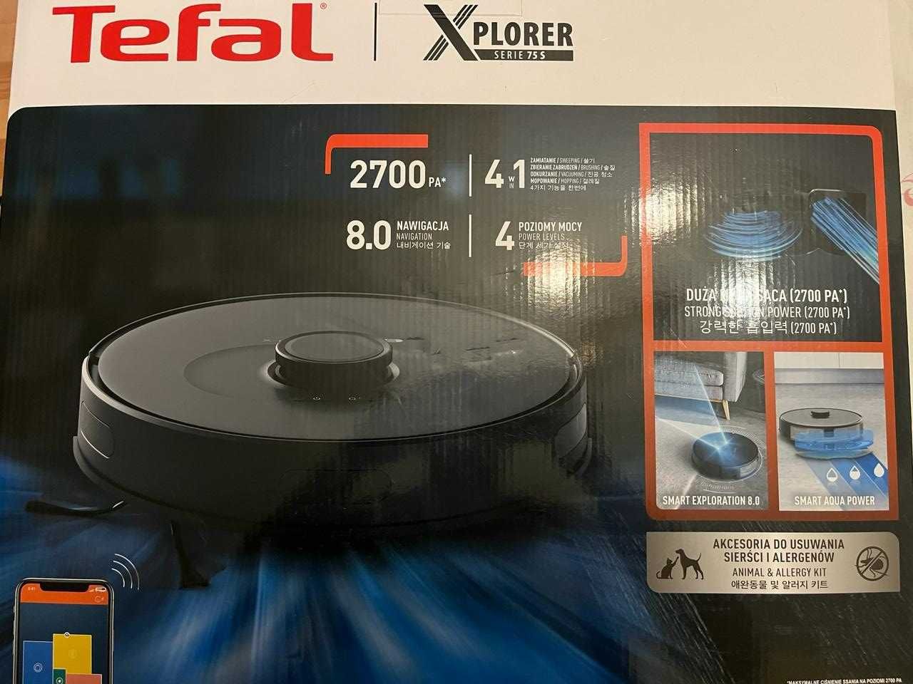 Робот-пылесос, tefal Xplorer, serie 75S