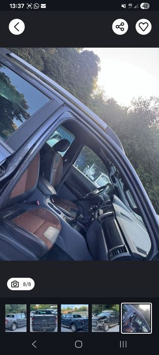 Ford Ranger Wildtrak avariat an 2017 luna a 10 motor 3.2 diesel