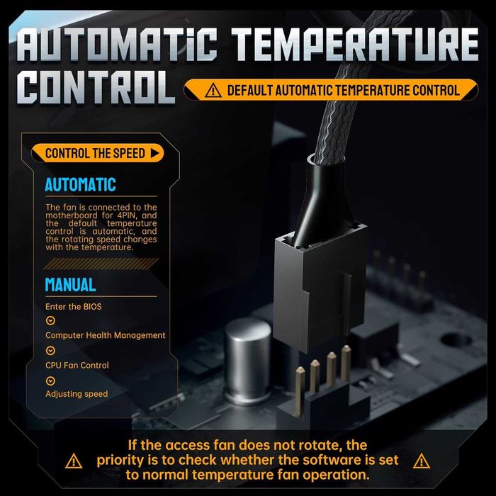 Cooler ventilator AsiaHorse 140mm Argb Pwm,carcasa PC,pachet 2 bucati