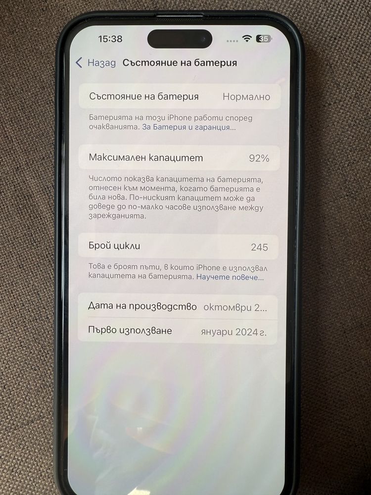 Iphone 15 plus 256GB