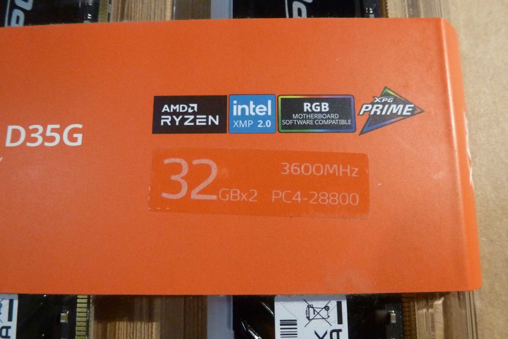 Промо! Нова 64GB (2x32GB) DDR4, 3600MHz памет ADATA XPG SPECTRIX