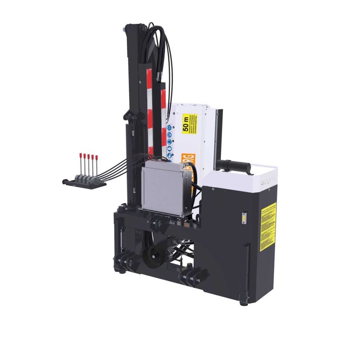 Tocator cu brat lateral manual, tocator resturi vegetale ETA XL