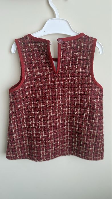 Бебешка рокля с болеро за коледа