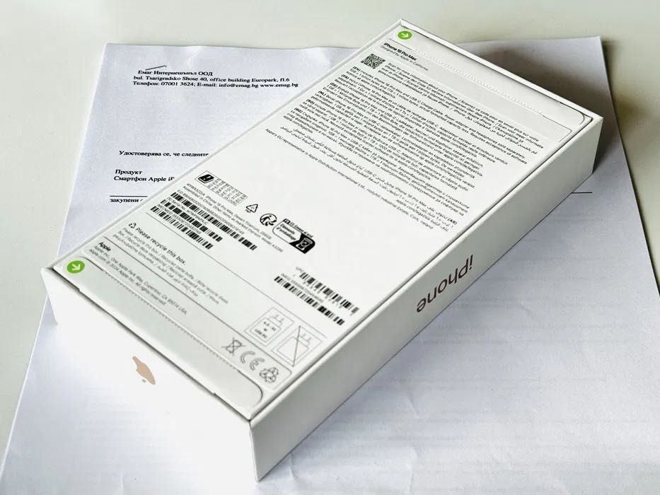 НОВ! Iphone 16 Pro Max 256GB Desert Titanium Гаранция 2 години