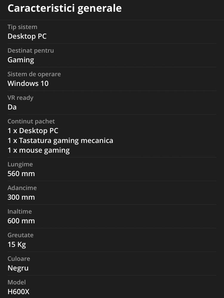 Sistem Gaming AMD Ryzen9 5900 + Pachet Complet cu Monitor, tastatura