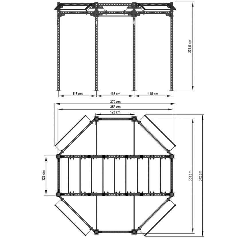 Кросфит Съоръжение, Octagon RIG Силова Фитнес Клетка