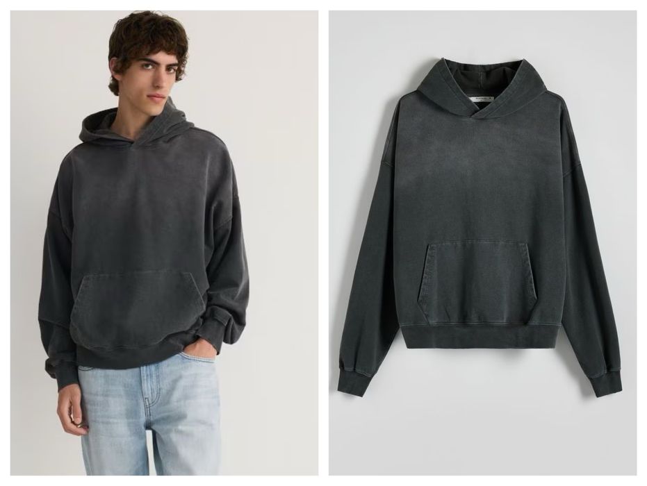 Reserved оувърсайз суитчър в сиво