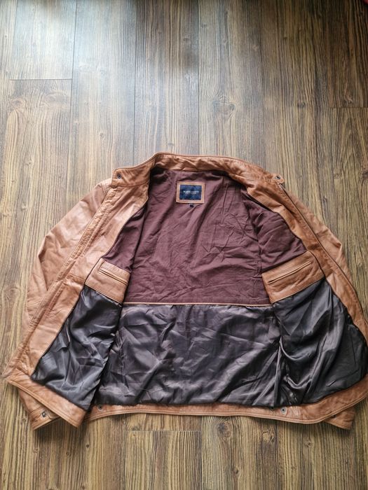 Страхотно мъжко кожено яке MARIO CONTI размер 2XL