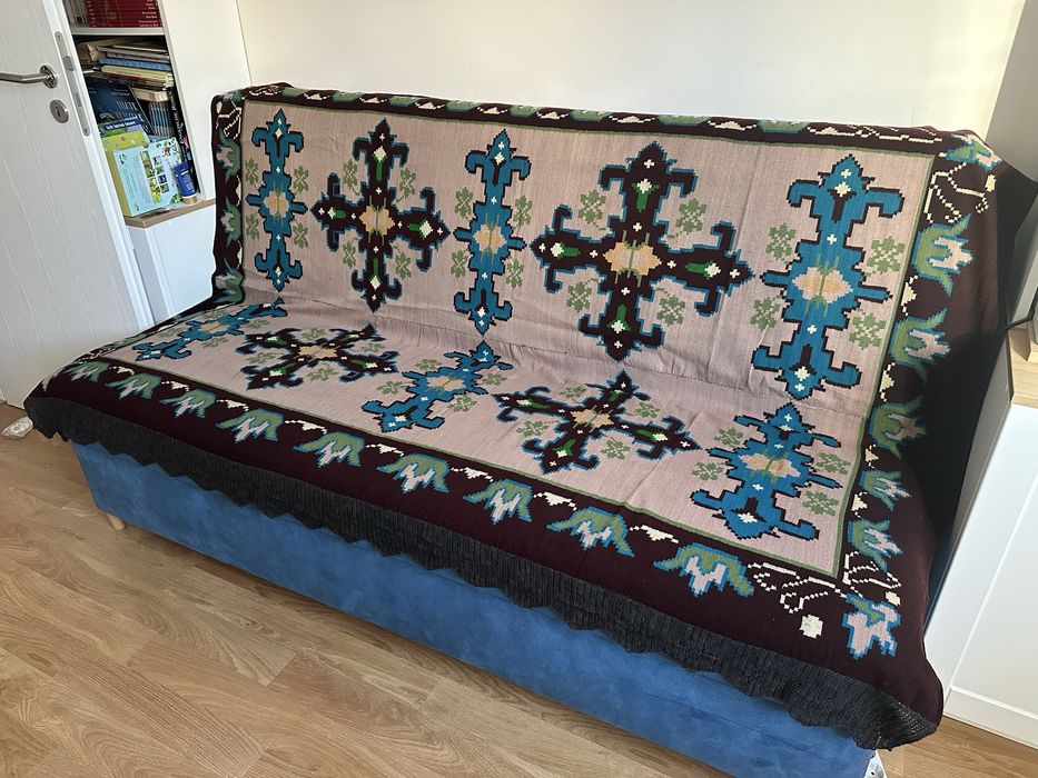 Cuvertura taraneasca de pat cu cipca