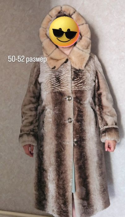 Шуба  мутон 50-52 размер