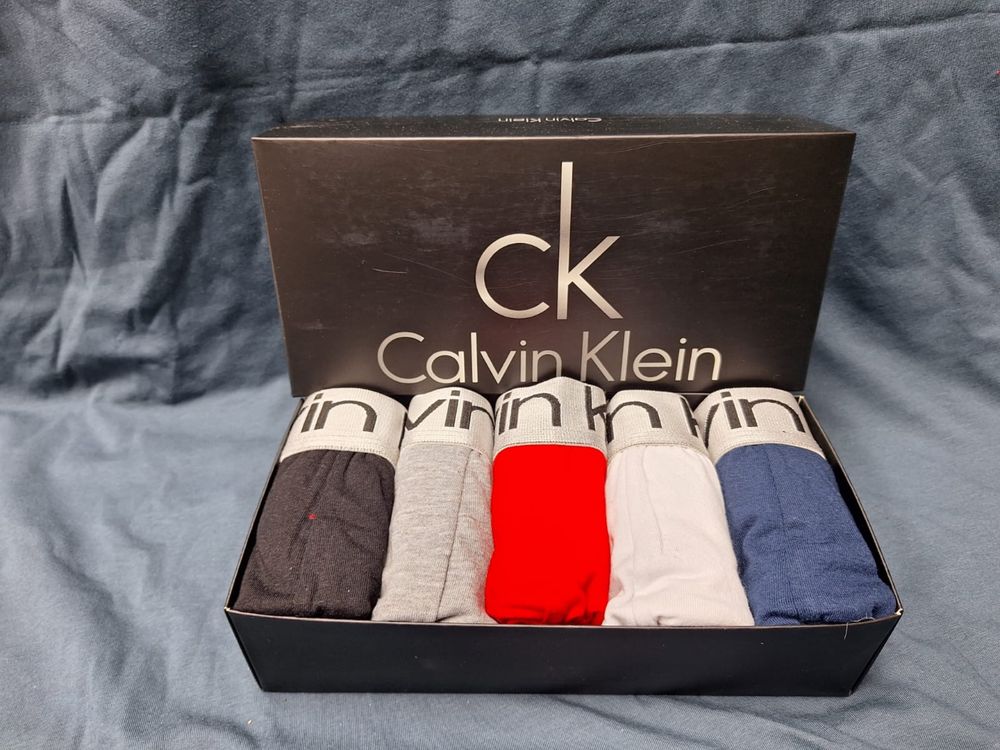 Set 5 boxeri barbati - CK - calitate PREMIUM - 95% bumbac