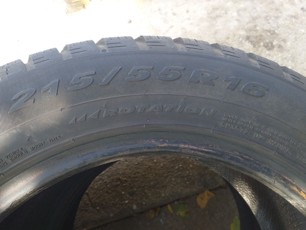 Гуми два броя 215/55/16