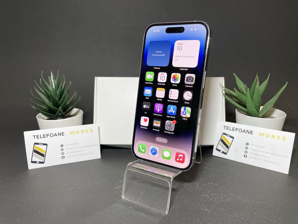 Iphone 14 Pro 256gb Alb 24 luni garantie Telefoane Mures