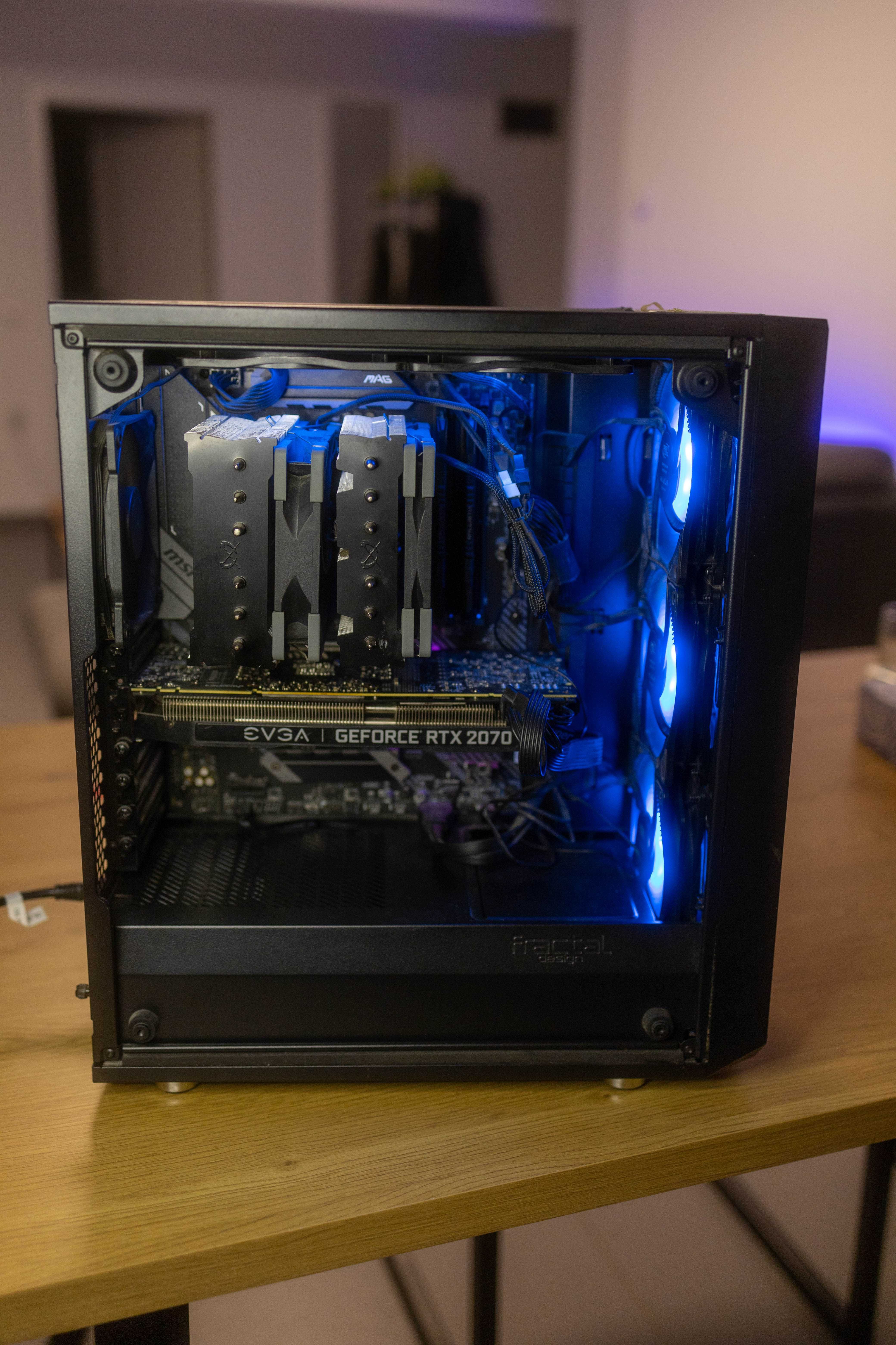 PC Gaming RTX 2070 Super Ryzen 5600X RGB 16GB RAM 1TB SSD Aqirys 650W