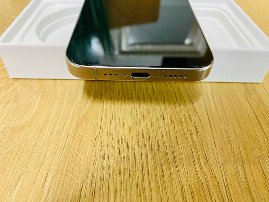КАТО НОВ !!! Apple iPhone 15 Pro, 128GB, 5G, Natural Titanium