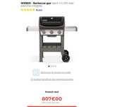Gratar pe gaz Weber Spirit II E-310 cu plancha integrată