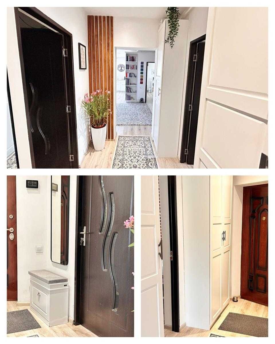 Apartament 3 camere, bloc tip vila, mobilat si utilat complet
