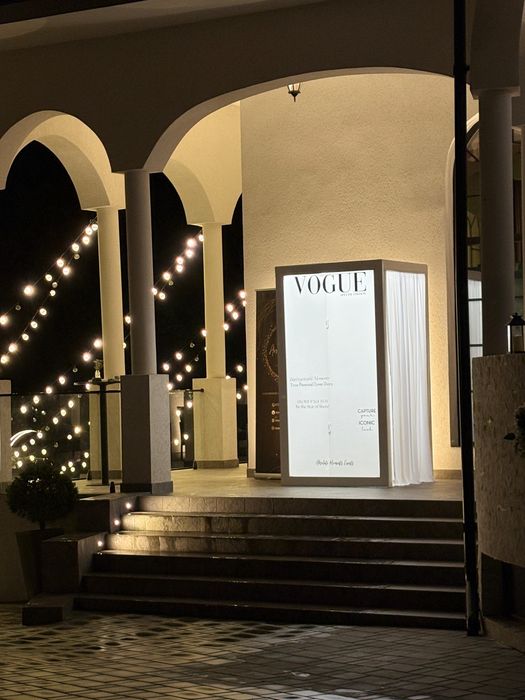 Cabina foto stil revista Vogue / decor evenimente