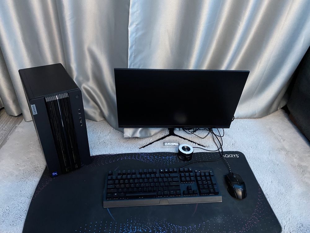 SETUP Gaming i5-12400 3060 Monitor Tastatura WebCam Mouse