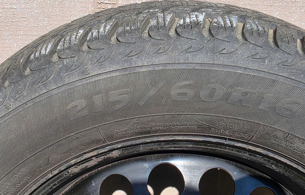 Vand set roti de iarna R16 cu senzori de presiune Opel Astra J