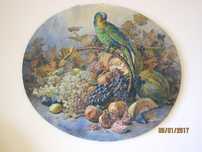 Tablou natura moarta (acuarela, semnat Ysabel Minoggio)