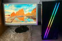 Calculator gaming,RGB, (+monitor LG 20") + Windows 10 Pro