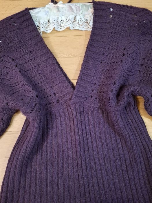 Pulover anchior fata si spate