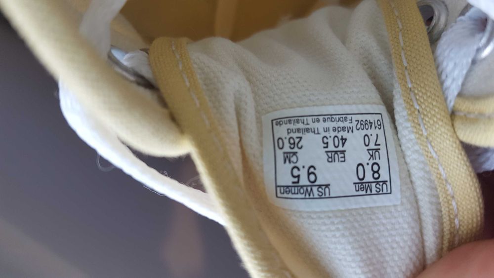 Нови жълти гуменки VANS unisex EUR40,5