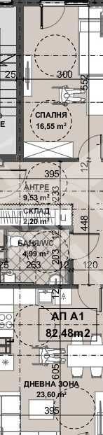 Двустаен апартамент в кв. Остромила!