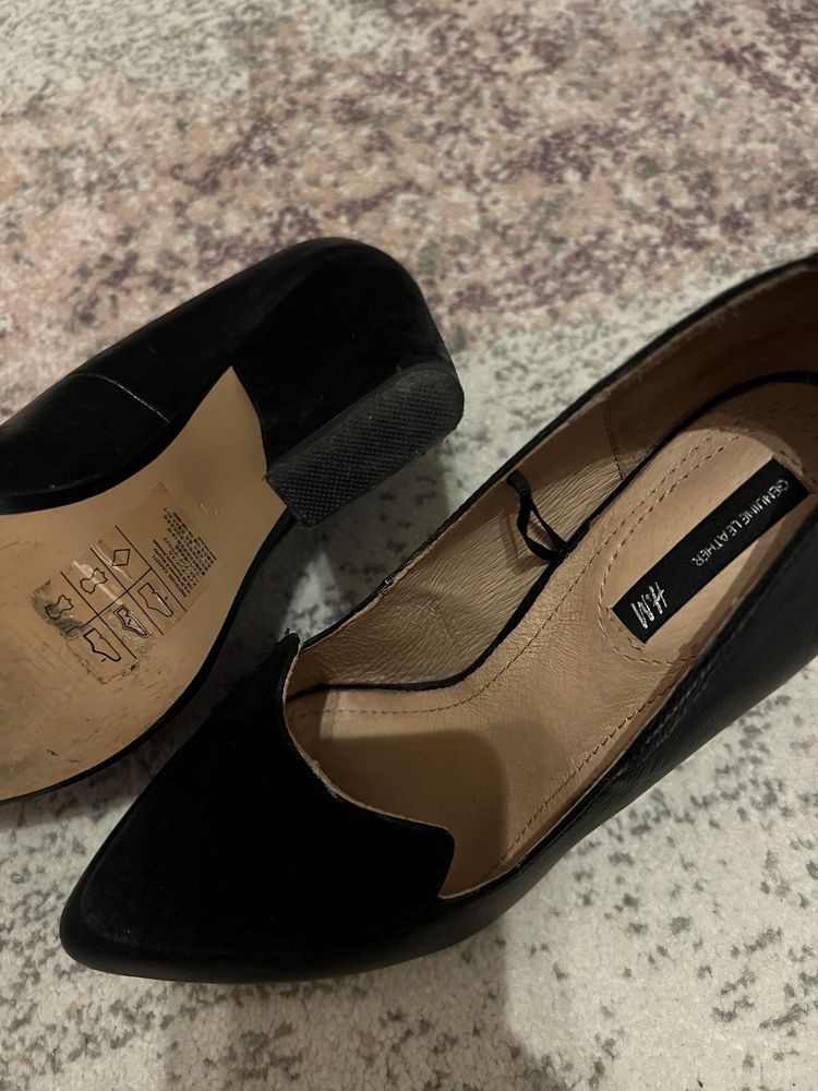 Pantofi H&M piele naturală 37