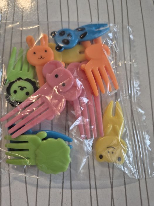 2 Seturi de 10 mini furculite(20 buc)