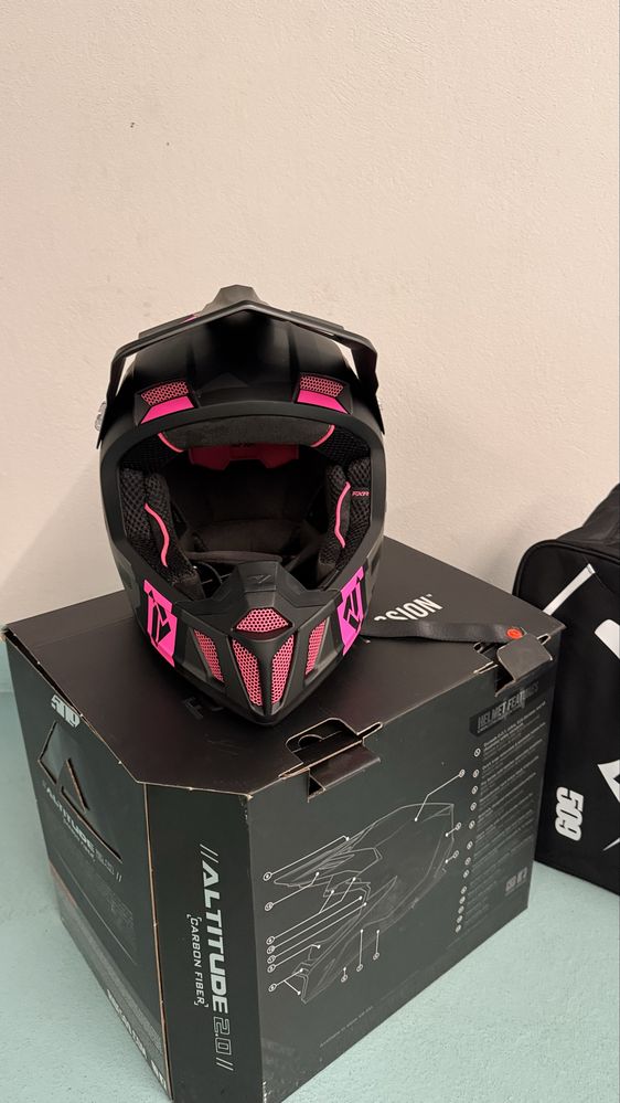 Casca FXR Moto Enduro/Snow Clutch Evo Electric Pink