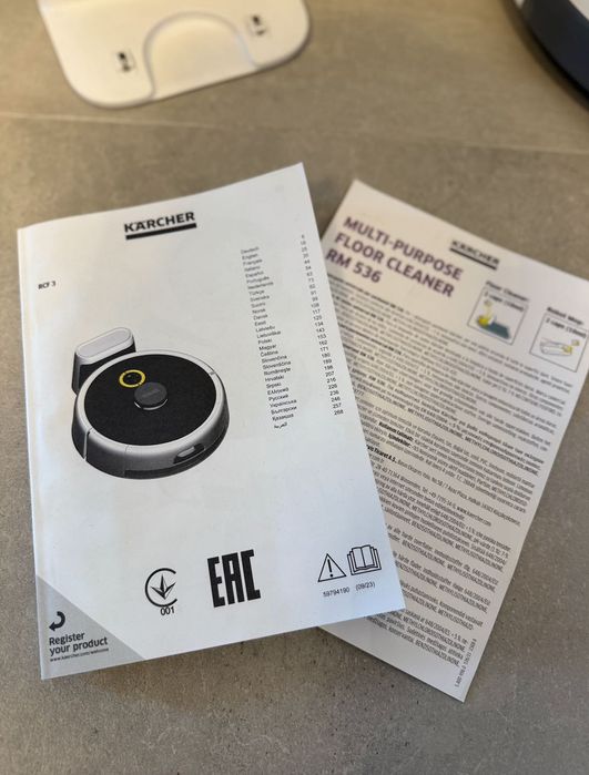 Robot Mop Aspirator Inteligent KARCHER RCF3 - pret negociabil
