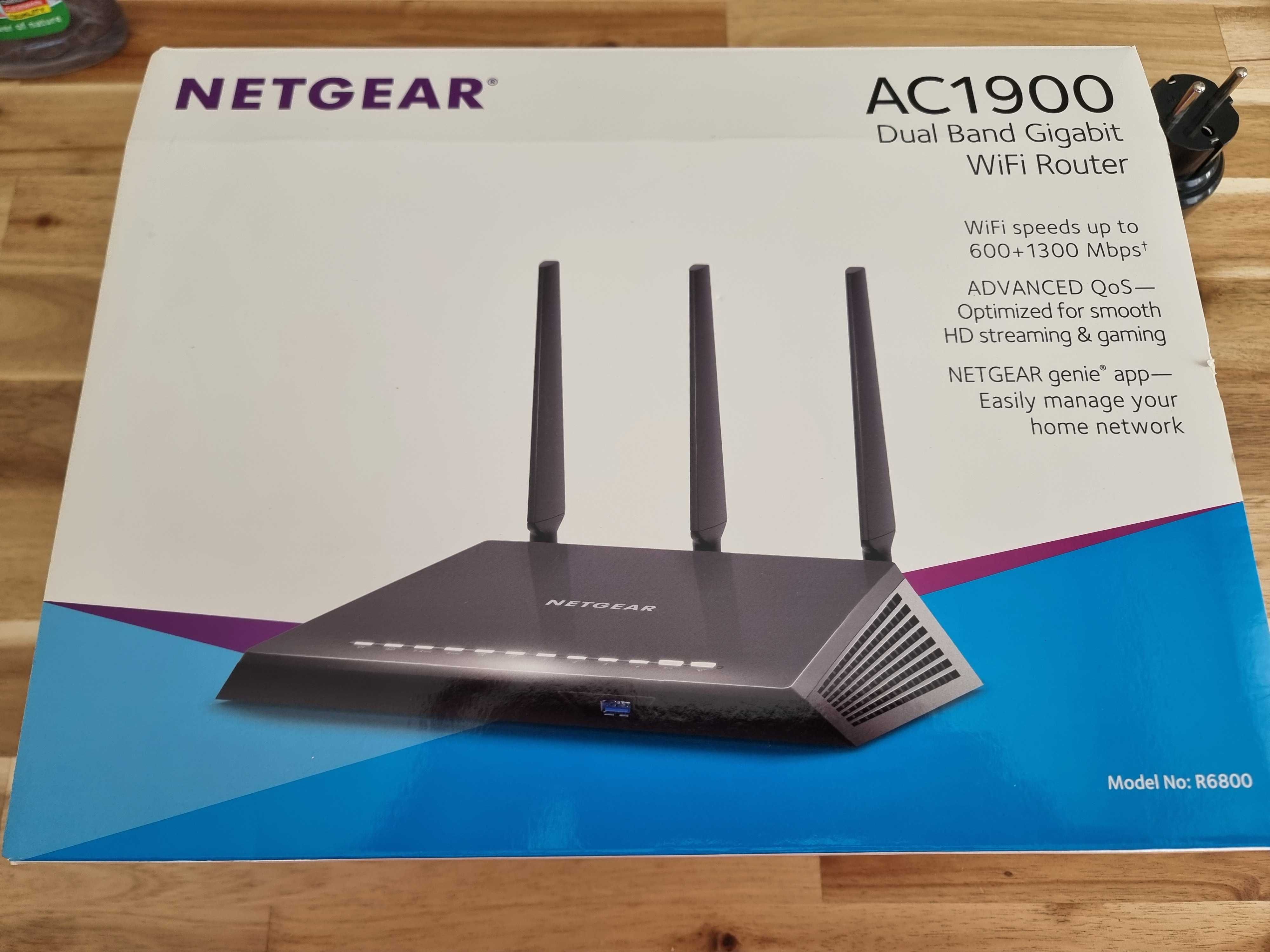 Безжичен рутер - NETGEAR AC1900 R6800 - използван