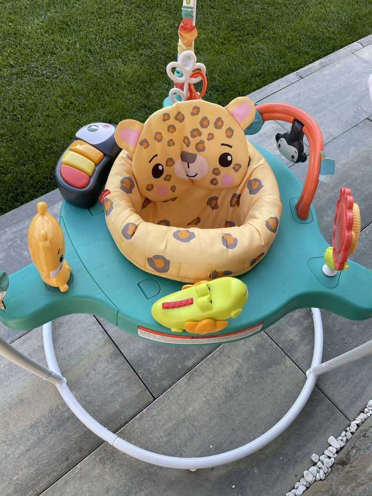 Fisher-Price Leopard Jumperoo - Centru de activitate / de sarit