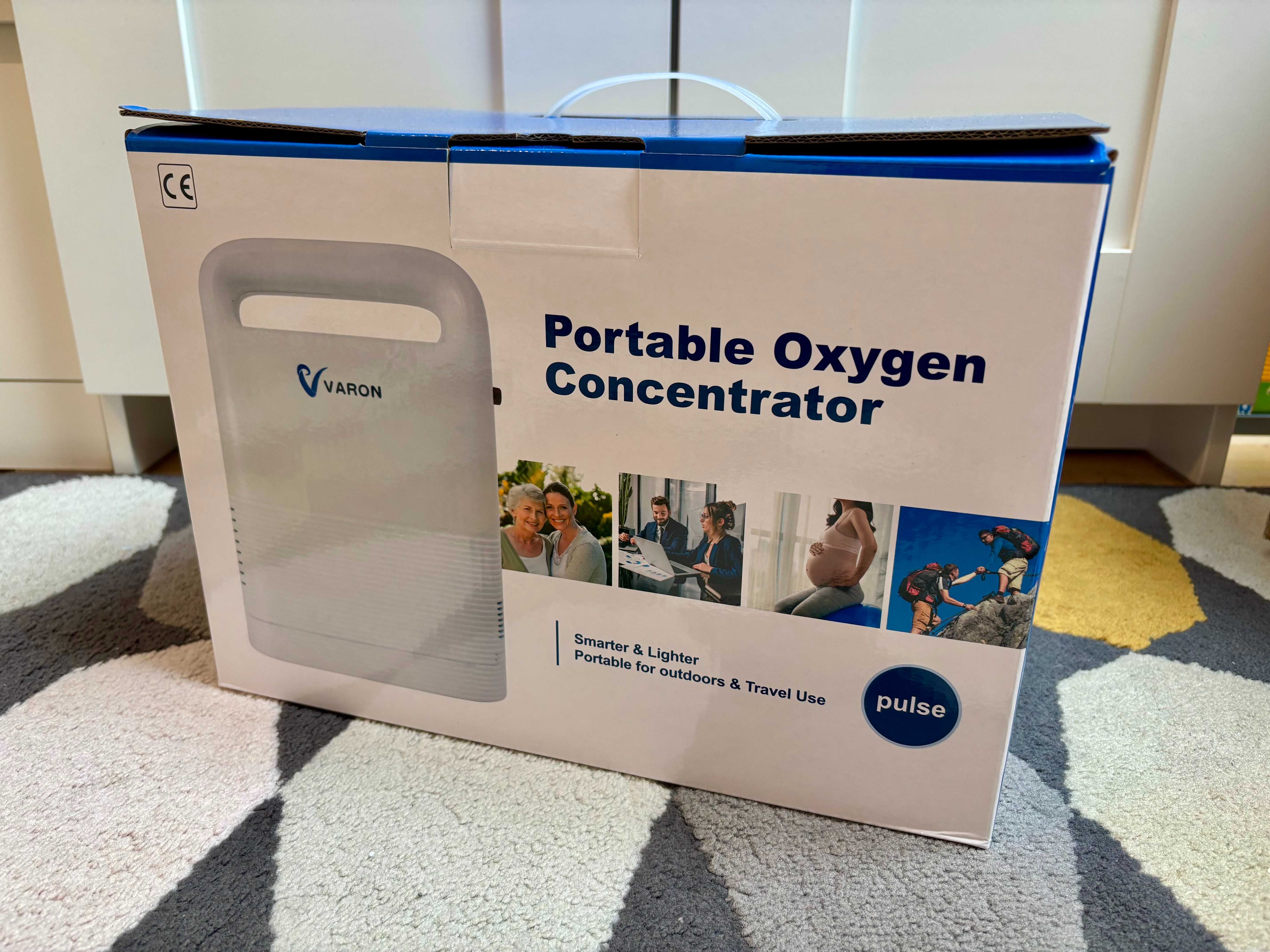 Concentrator Oxigen Portabil Cu Acumulator | 2,2kg | Varon NT-02 | NOU