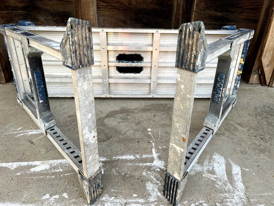 Platforma Pliabil Werner, 1 treaptă, plastic și oțel, înălțime 0,76 m