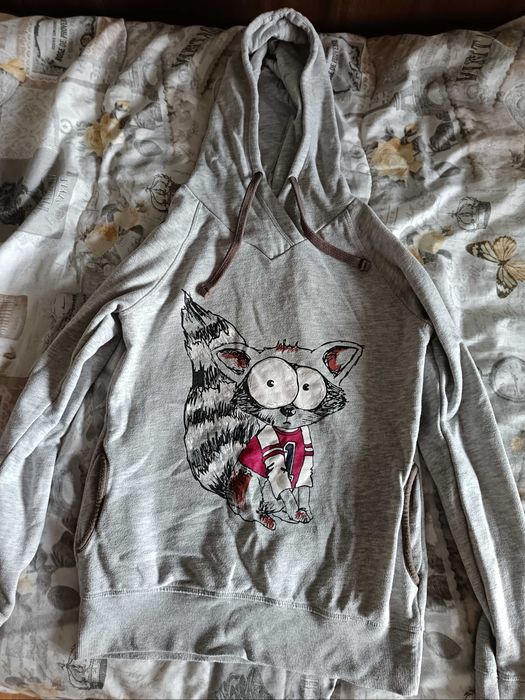 Дамски суичър сив