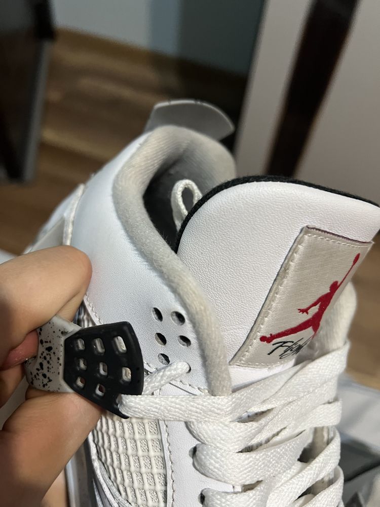 jordan 4 white cement